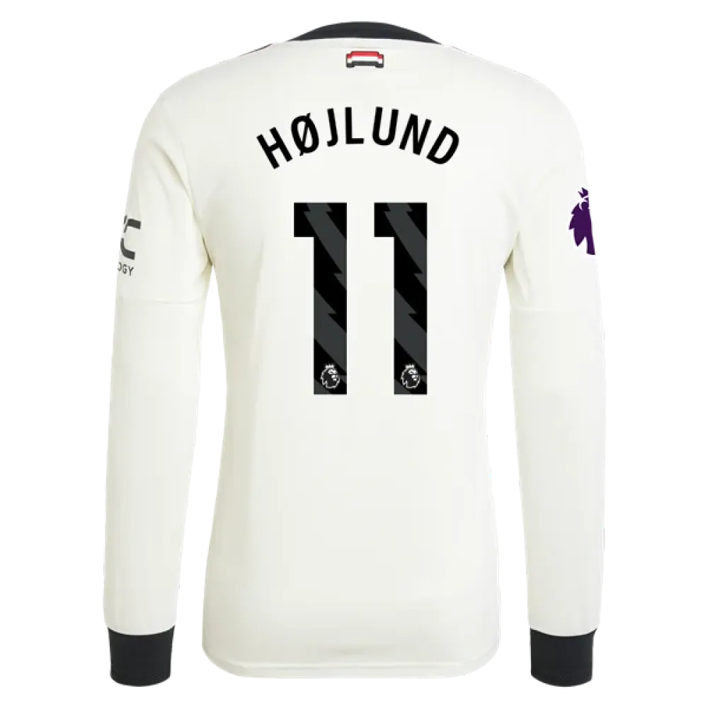 Rasmus Højlund Manchester United 24/25 Long Sleeve Player Third Jersey