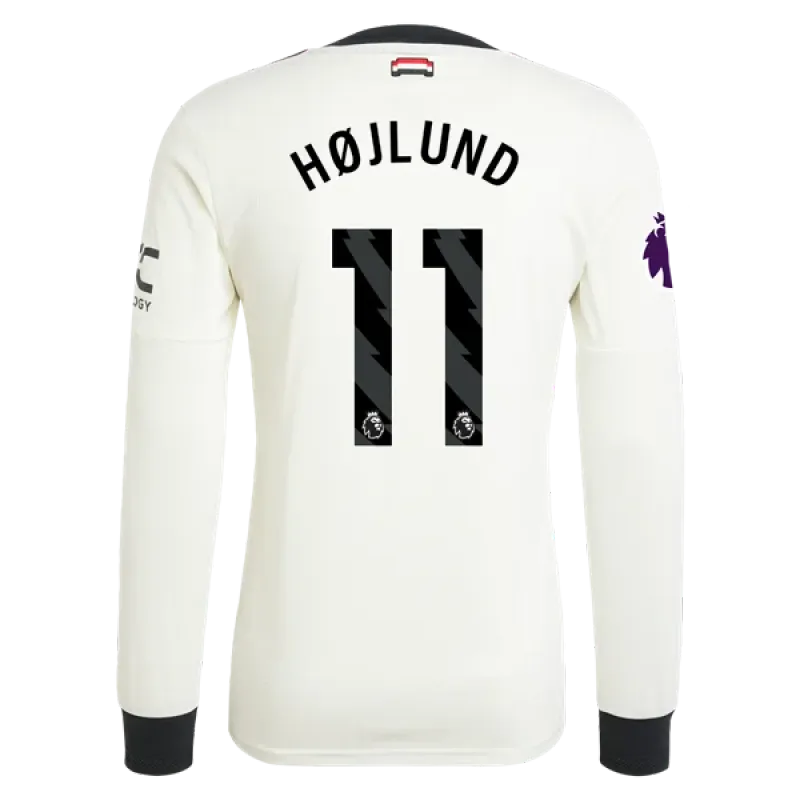 Rasmus Højlund Manchester United 24/25 Long Sleeve Player Third Jersey