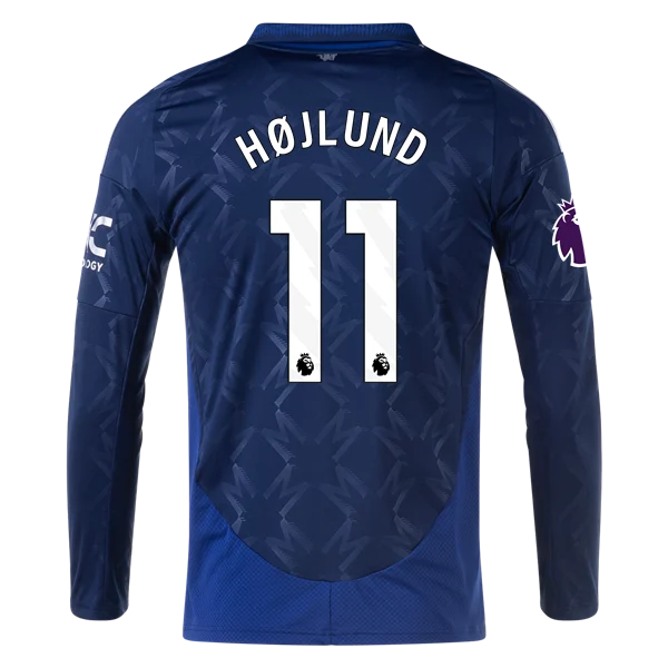 Rasmus Højlund Manchester United 24/25 Long Sleeve Away Jersey