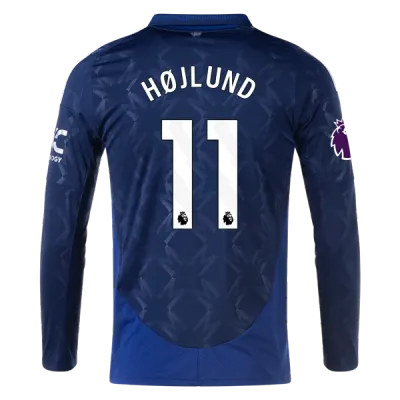 Rasmus Højlund Manchester United 24/25 Long Sleeve Away Jersey 01