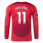 Rasmus Højlund Manchester United 24/25 Long Sleeve Home Jersey