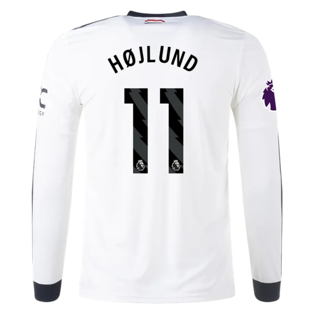 Rasmus Højlund Manchester United 24/25 Long Sleeve Third Jersey