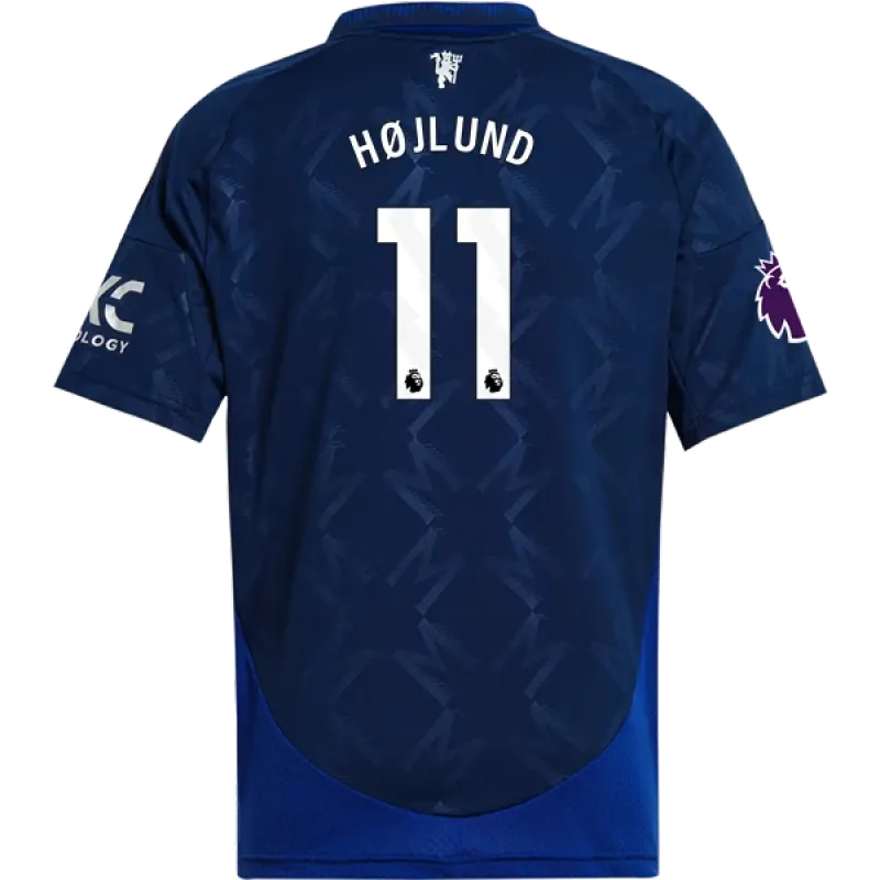 Rasmus Højlund Manchester United 24/25 Youth Away Jersey