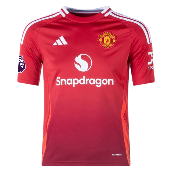Rasmus Højlund Manchester United 24/25 Youth Home Jersey