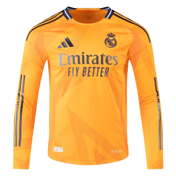 Real Madrid 24/25 Player Long Sleeve Away Jersey