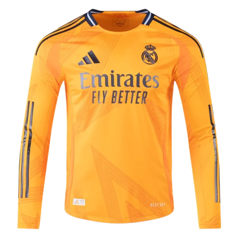 Real Madrid 24/25 Player Long Sleeve Away Jersey