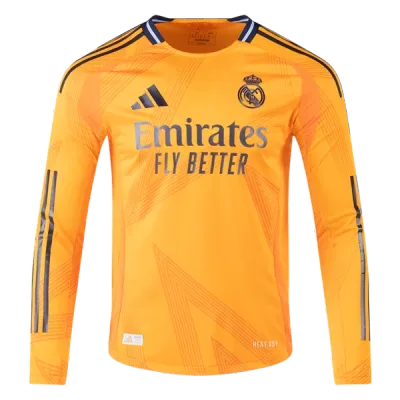 Real Madrid 24/25 Player Long Sleeve Away Jersey 01