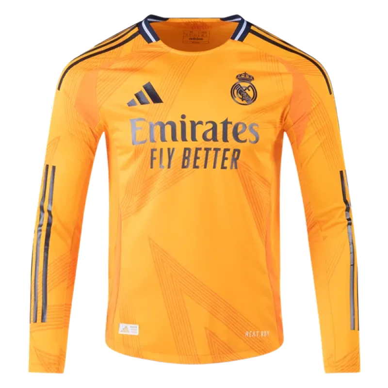 Real Madrid 24/25 Player Long Sleeve Away Jersey