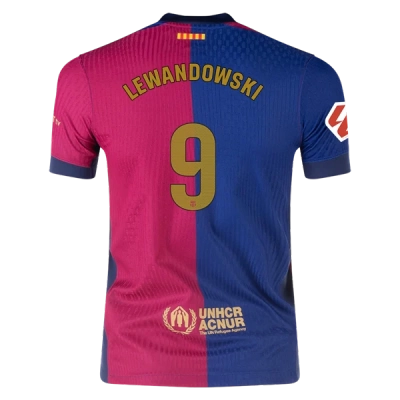 Robert Lewandowski Barcelona 24/25 Player Youth Home Jersey 01