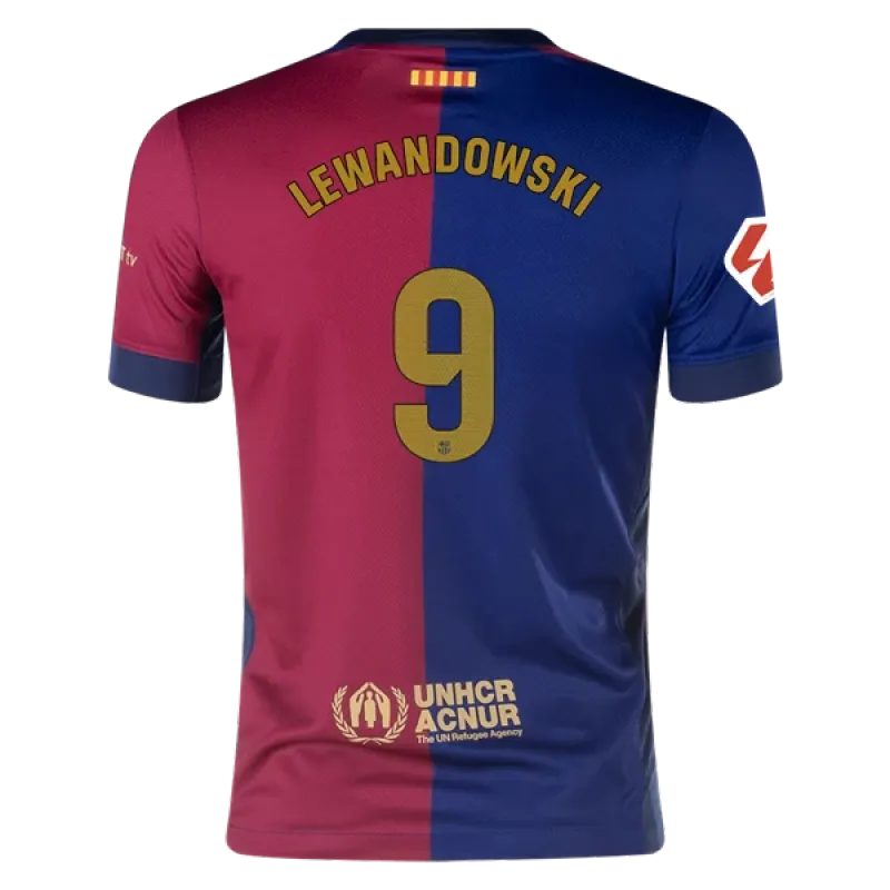 Robert Lewandowski Barcelona 24/25 Youth Home Jersey