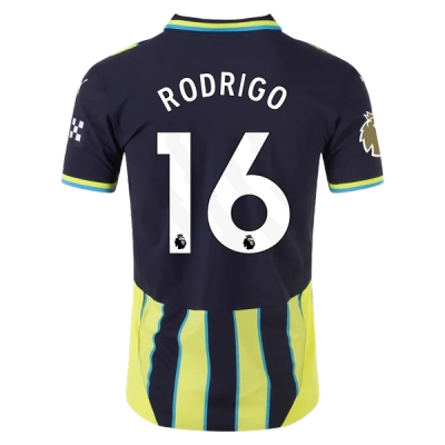 Rodri Manchester City 24/25 Player Away Jersey 01