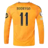 Rodrygo Real Madrid 24/25 Long Sleeve Away Jersey