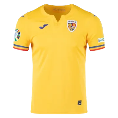 Romania 24/25 Home Euro Patch Jersey 01