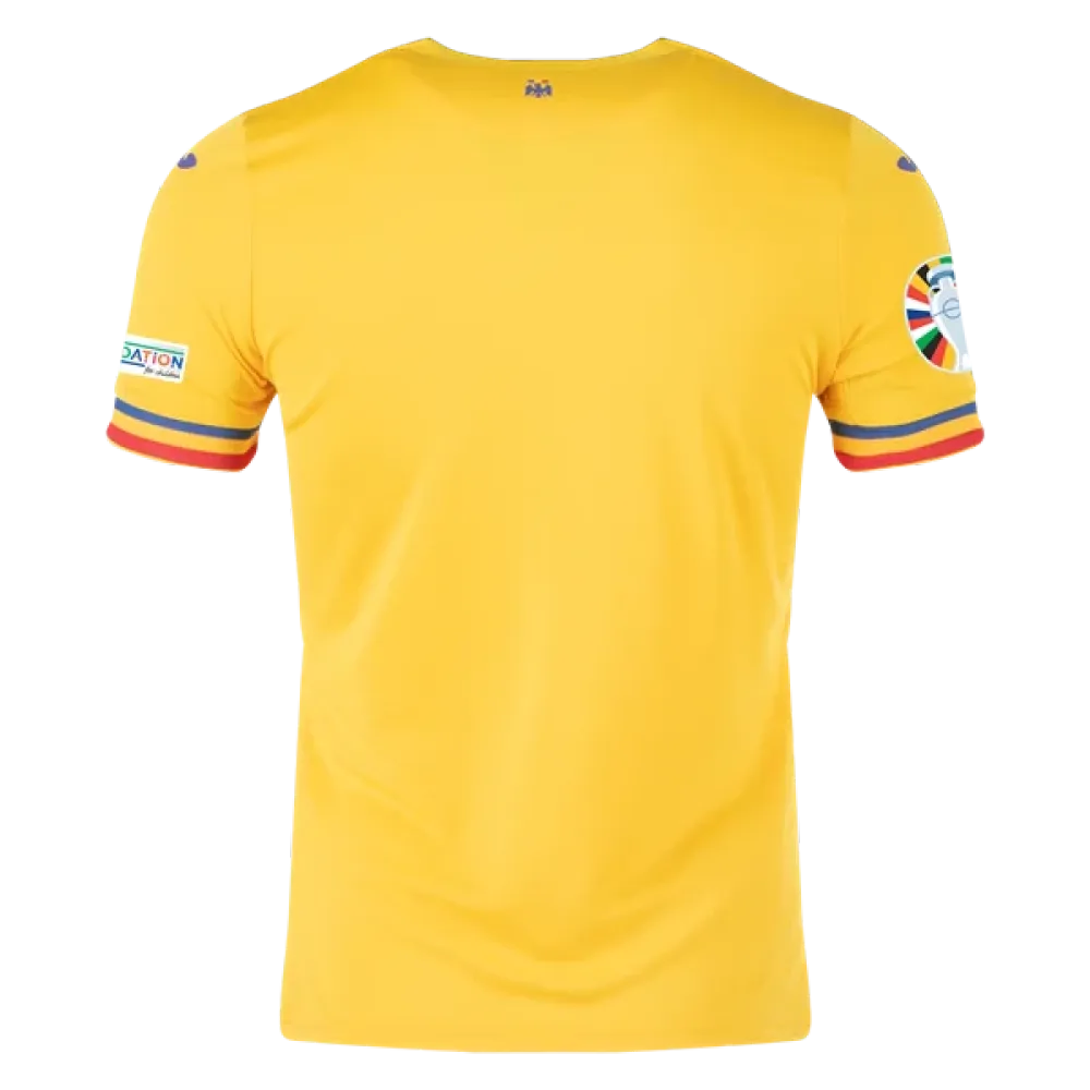 Romania 24/25 Home Euro Patch Jersey