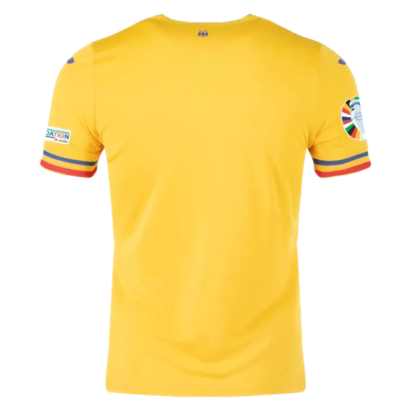 Romania 24/25 Home Euro Patch Jersey