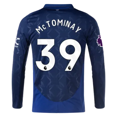 Scott McTominay Manchester United 24/25 Long Sleeve Away Jersey 01