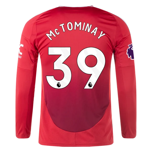 Scott McTominay Manchester United 24/25 Long Sleeve Home Jersey