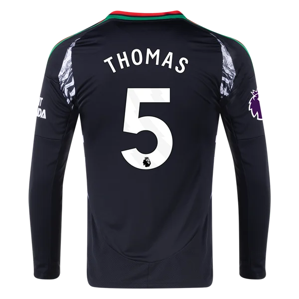 Thomas Partey Arsenal 24/25 Long Sleeve Away Jersey