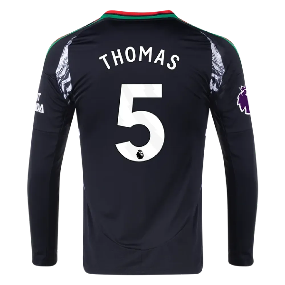 Thomas Partey Arsenal 24/25 Long Sleeve Away Jersey