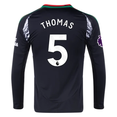 Thomas Partey Arsenal 24/25 Long Sleeve Away Jersey 01