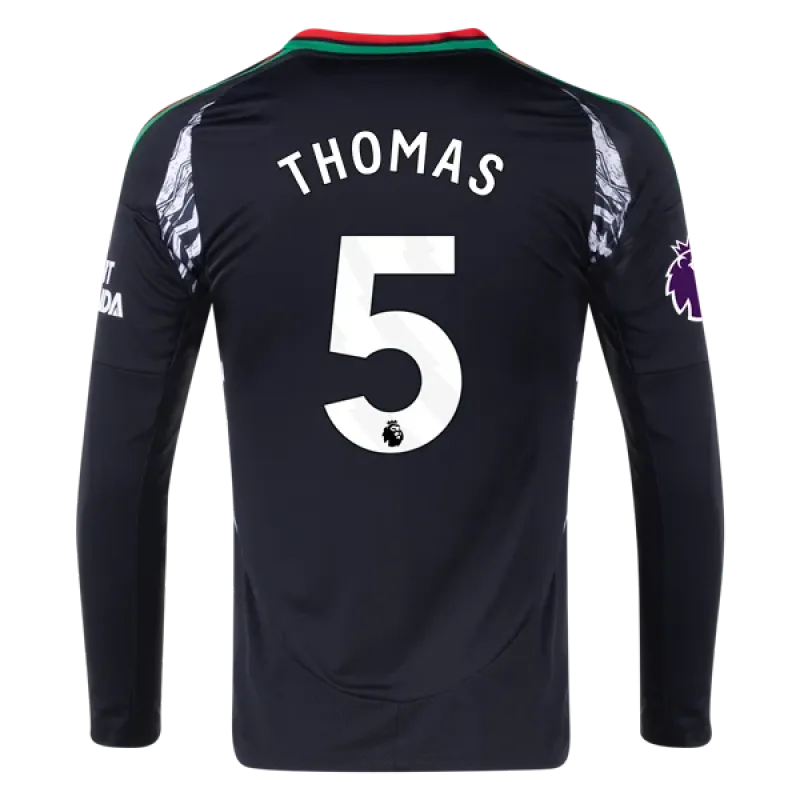 Thomas Partey Arsenal 24/25 Long Sleeve Away Jersey