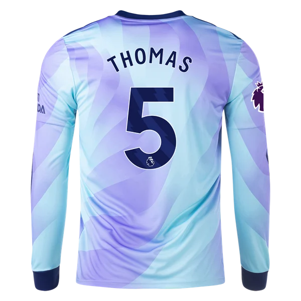 Thomas Partey Arsenal 24/25 Long Sleeve Third Jersey