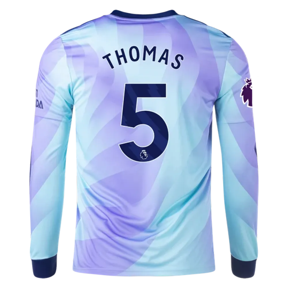 Thomas Partey Arsenal 24/25 Long Sleeve Third Jersey