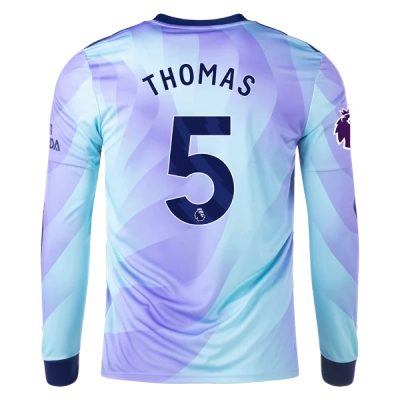 Thomas Partey Arsenal 24/25 Long Sleeve Third Jersey 01