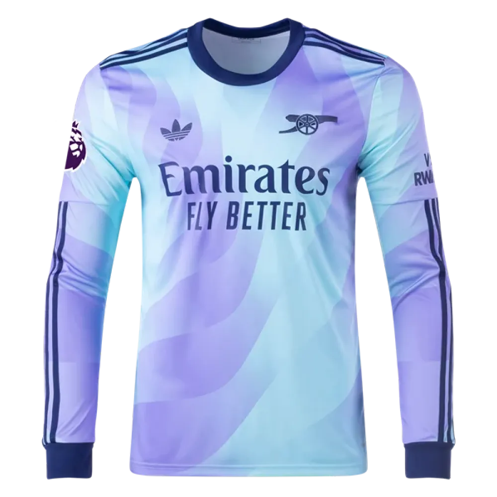 Thomas Partey Arsenal 24/25 Long Sleeve Third Jersey