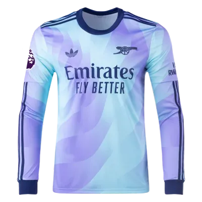 Thomas Partey Arsenal 24/25 Long Sleeve Third Jersey 02