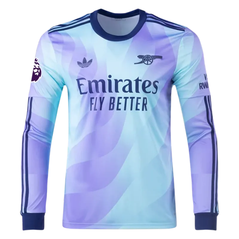 Thomas Partey Arsenal 24/25 Long Sleeve Third Jersey
