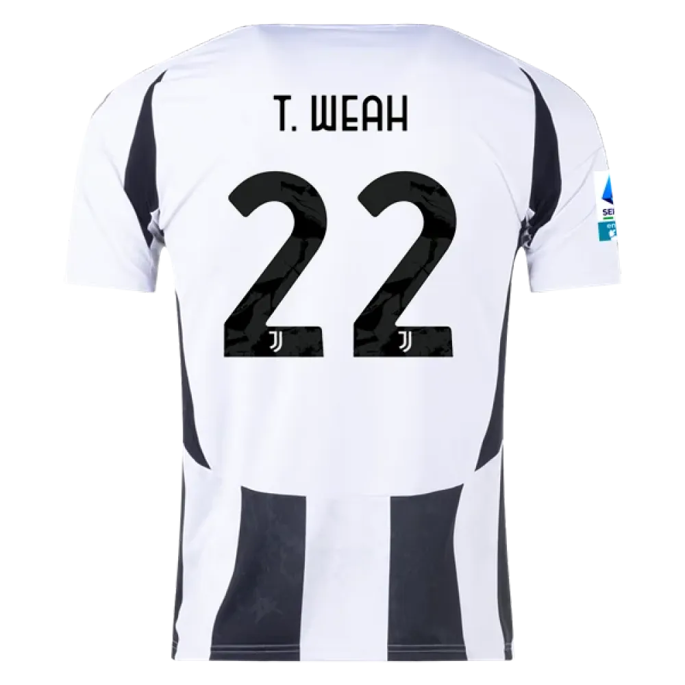 Tim Weah Juventus 24/25 Home Jersey