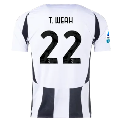 Tim Weah Juventus 24/25 Home Jersey 01