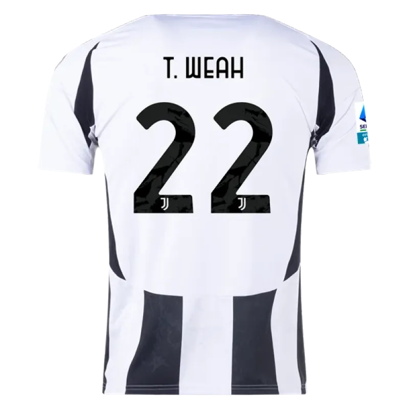 Tim Weah Juventus 24/25 Home Jersey