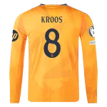 Toni Kroos Real Madrid 24/25 Player Long Sleeve Away Jersey