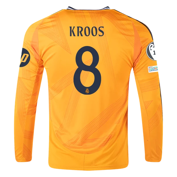 Toni Kroos Real Madrid 24/25 Long Sleeve Away Jersey