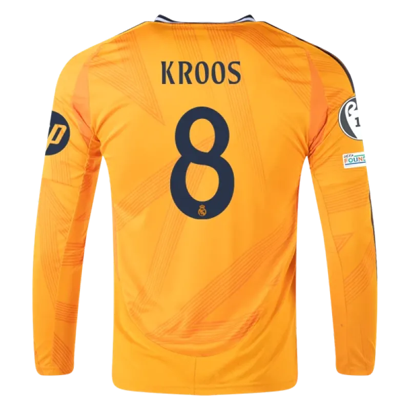 Toni Kroos Real Madrid 24/25 Long Sleeve Away Jersey