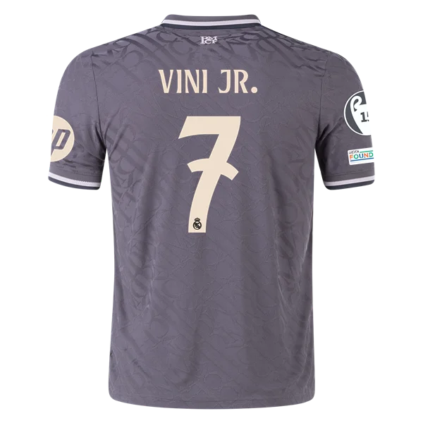 Vinicius Jr. Real Madrid 24/25 Player Third Jersey