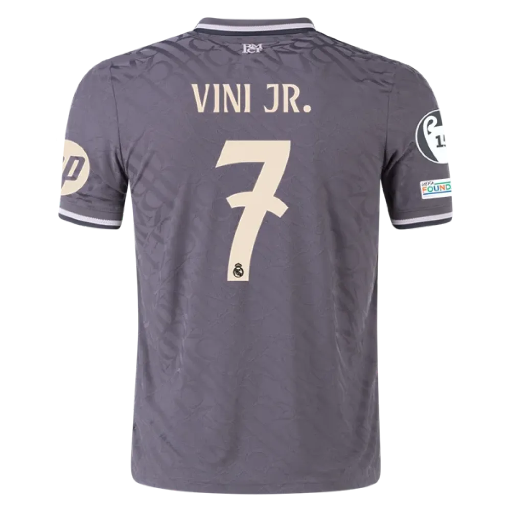 Vinicius Jr. Real Madrid 24/25 Player Third Jersey