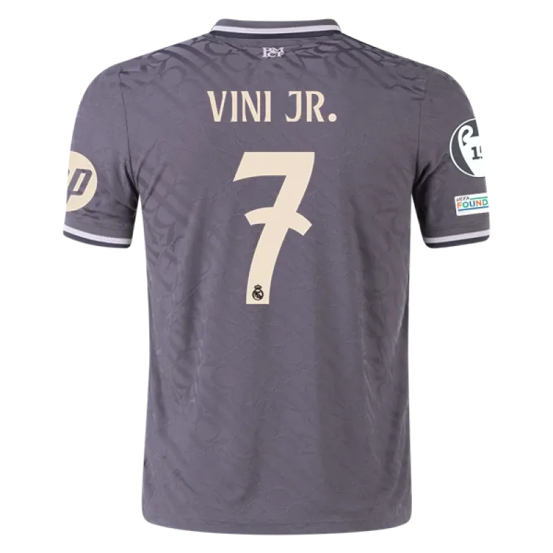 Vinicius Jr. Real Madrid 24/25 Player Third Jersey