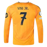 Vinicius Jr. Real Madrid 24/25 Long Sleeve Away Jersey