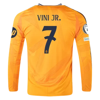 Vinicius Jr. Real Madrid 24/25 Long Sleeve Away Jersey 01