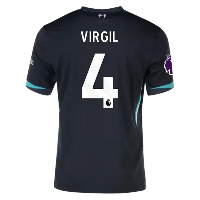 Virgil van Dijk Liverpool 24/25 Away Jersey 01