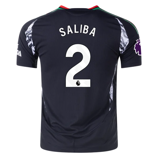 William Saliba Arsenal 24/25 Player Away Jersey