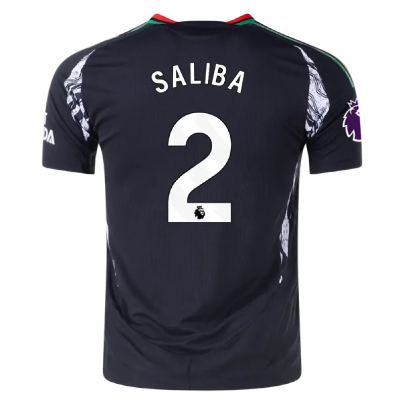 William Saliba Arsenal 24/25 Player Away Jersey