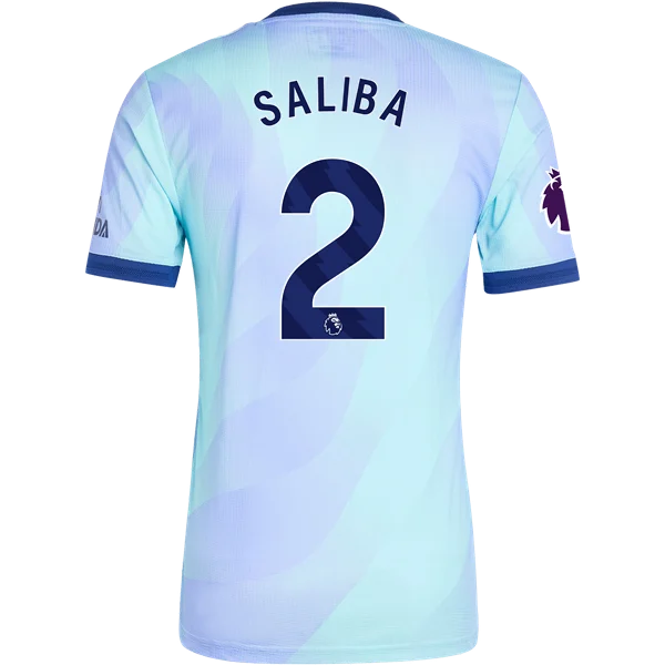 William Saliba Arsenal 24/25 Player Third Jersey