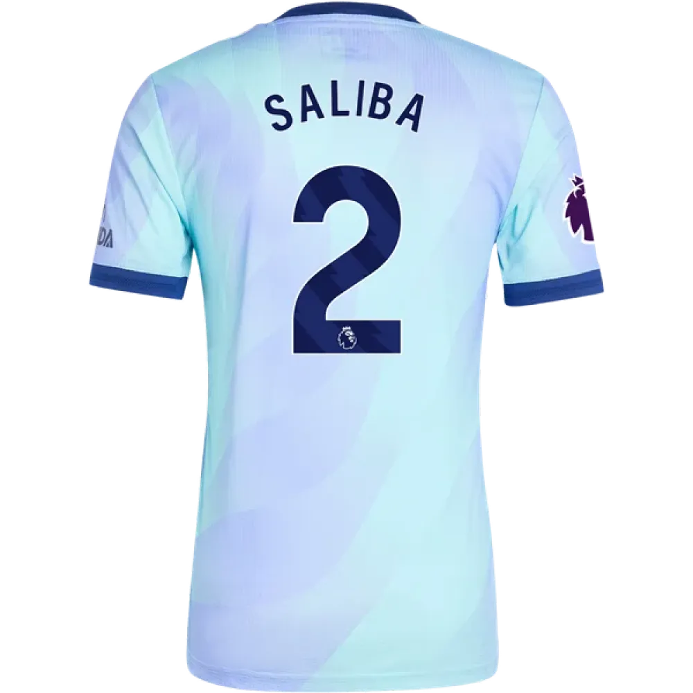 William Saliba Arsenal 24/25 Player Third Jersey