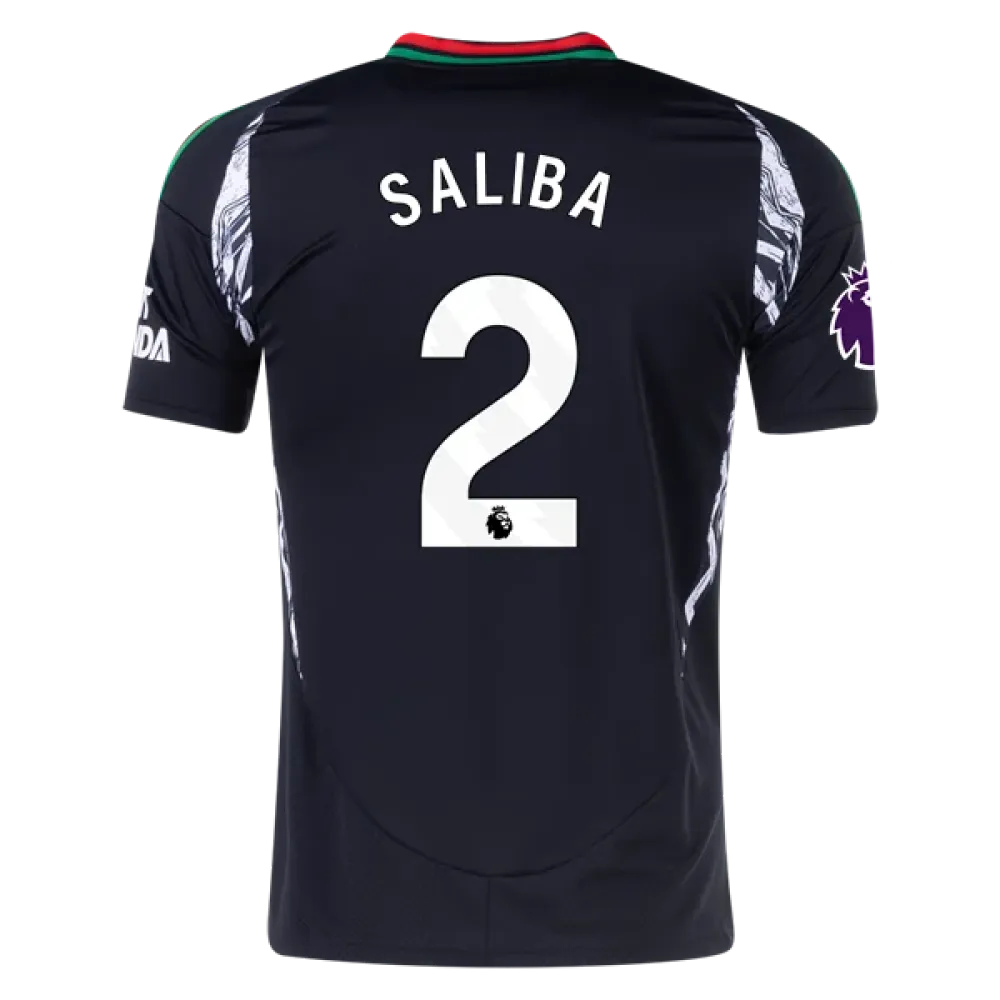 William Saliba Arsenal 24/25 Away Jersey