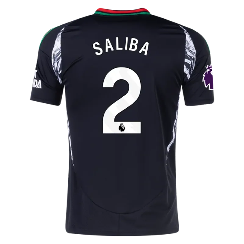 William Saliba Arsenal 24/25 Away Jersey