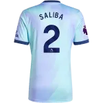 William Saliba Arsenal 24/25 Third Jersey